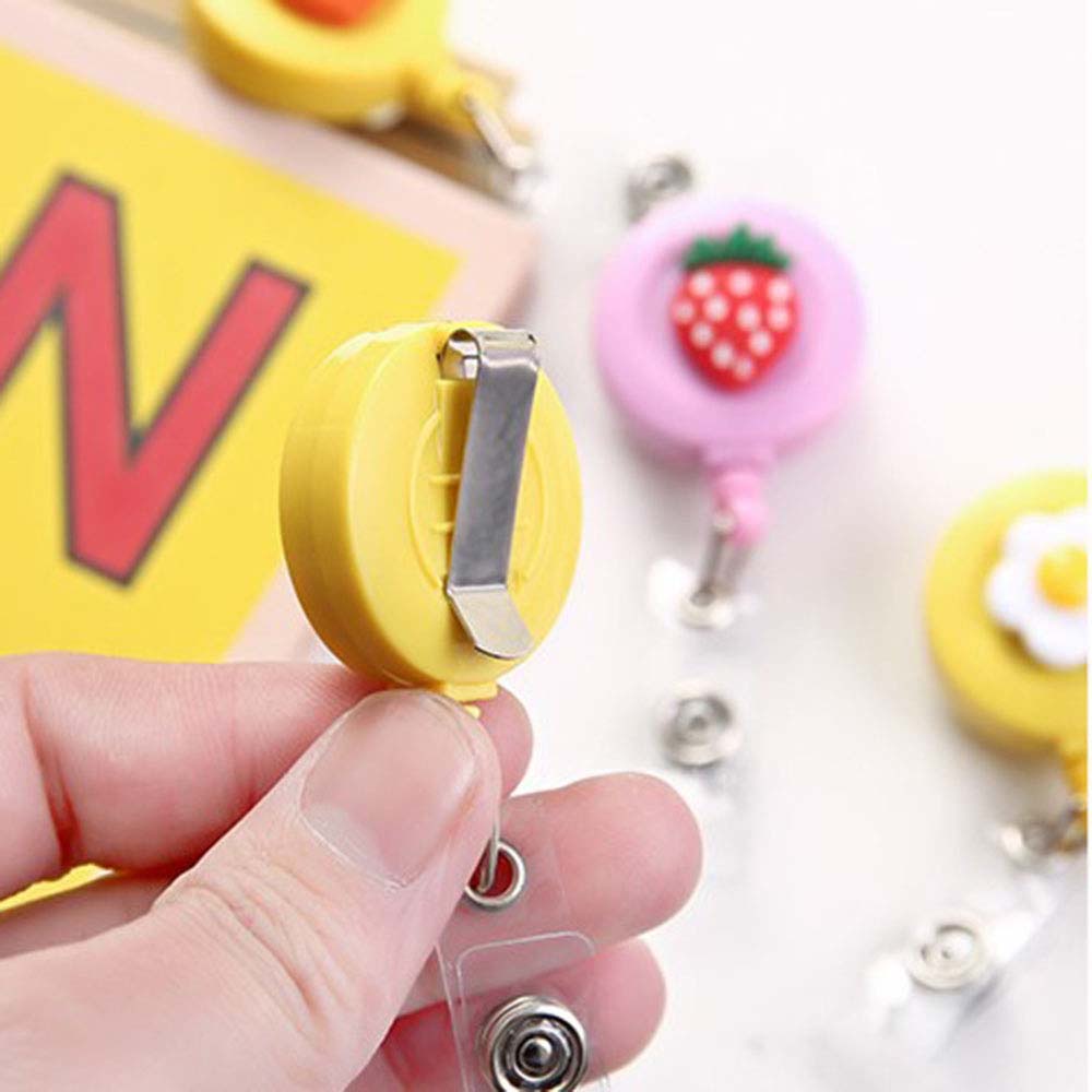 Kẹp bảng tên có thể thu gọn họa tiết hoạt hình dễ thương cho bé
