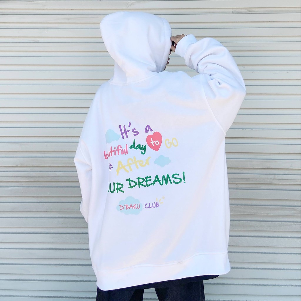 Áo Hoodie nỉ bông It's A Beautiful Day  (Tặng kèm túi Tote) | BigBuy360 - bigbuy360.vn