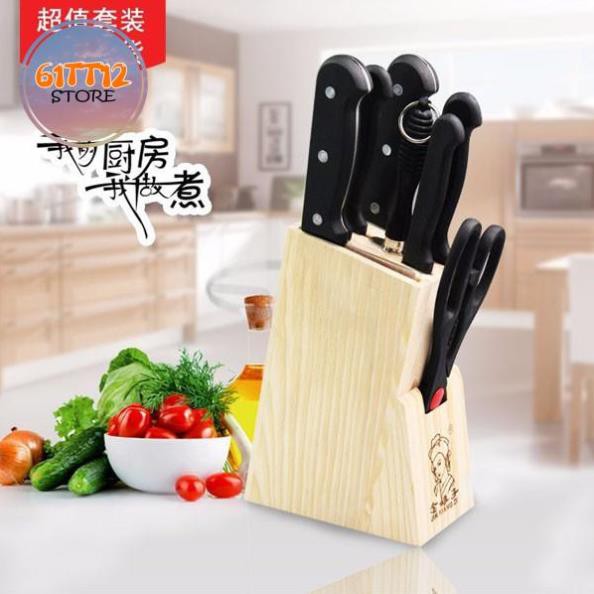 Bộ Dao Kéo 7 Món Đa Năng Hợp Kim Inox