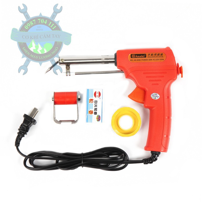Mỏ Hàn Tự Động Đẩy Thiếc Asaki 60W
