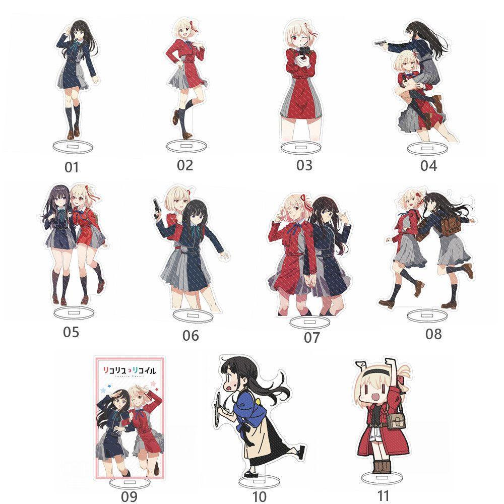 Mmluck Giá Đỡ Acrylic Sưu Tầm Chisato Nishikigi Quà Tặng Cho Người Hâm Mộ Takina Cosplay Lycoris Recoil