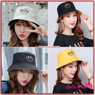 MŨ BUKET 2 MẶT SMILE  MẶT CƯỜI