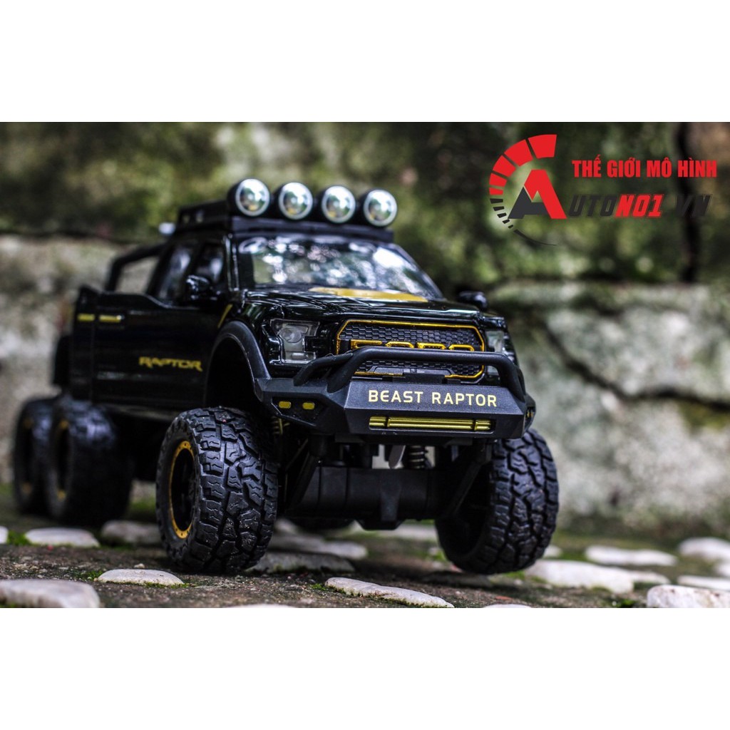 MÔ HÌNH XE FORD BEAST RAPTOR F150 OFFROAD 1:32 CHE ZHI