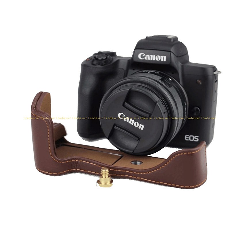 Bao da PU cho đế máy ảnh Canon Eos M50