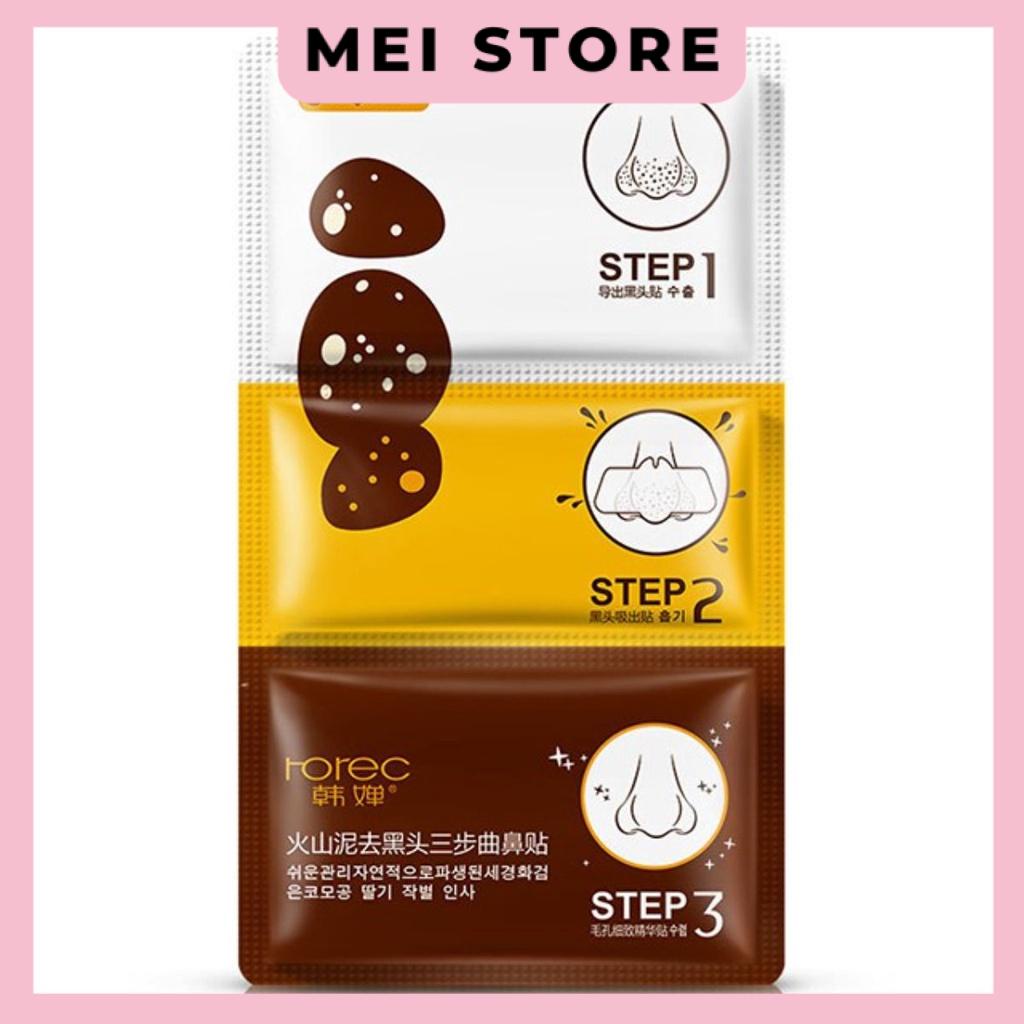Step lột mụn 3 bước ROREC