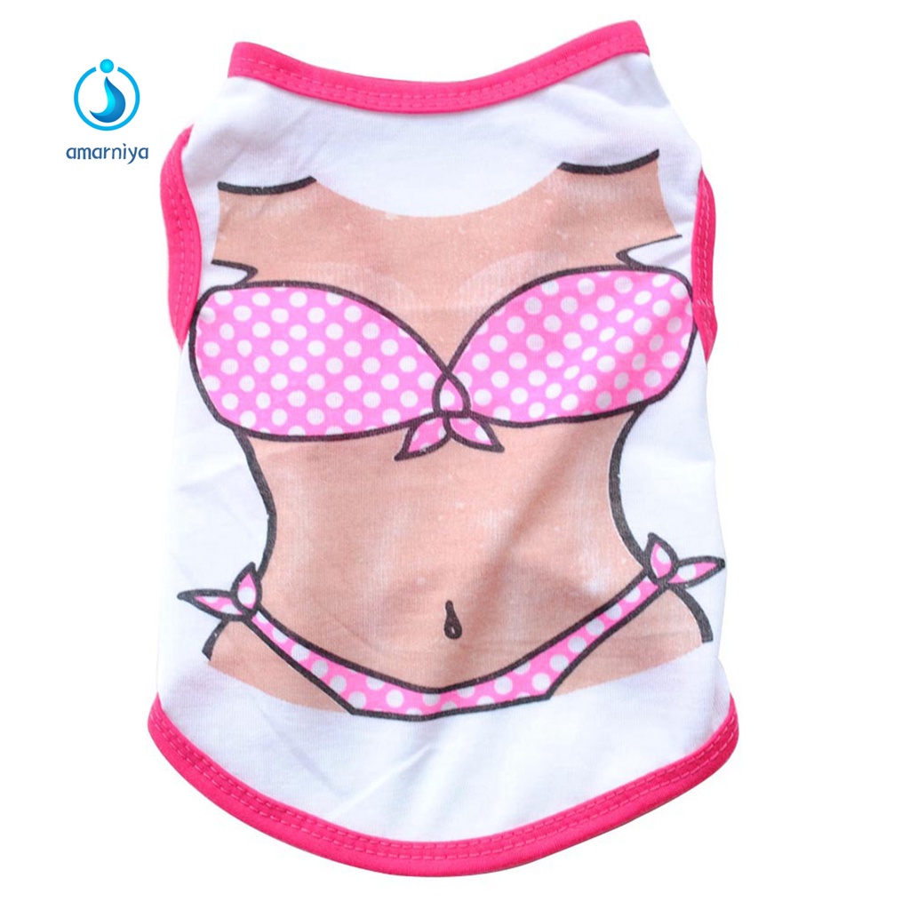 Áo Bikini Sát Nách Thời Trang Làm Quà Tặng Cho Cún Cưng