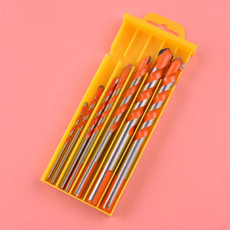 Set 5 mũi khoan gạch men, khoan sắt, gỗ đa năng từ 6 - 12mm