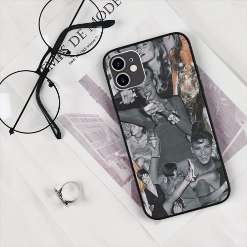 Ốp lưng iphone hình party girls collage art aesthetic trong suốt  cho các dòng SAMSUNG PAP20210876
