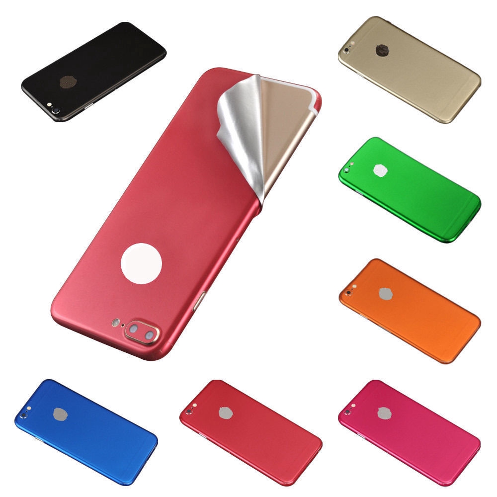Miếng Dán Mặt Lưng Điện Thoại Nhiều Màu Sắc Cho Iphone 6 6S 7 8 X