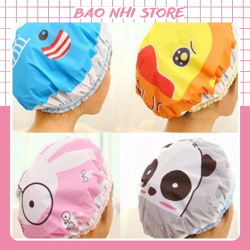 Nón Tắm - Mũ Tắm Trùm Đầu, Mũ Chụp Tóc Khi Tắm Hình Thú (Mẫu Ngẫu Nhiên)1248 bảo nhi shop