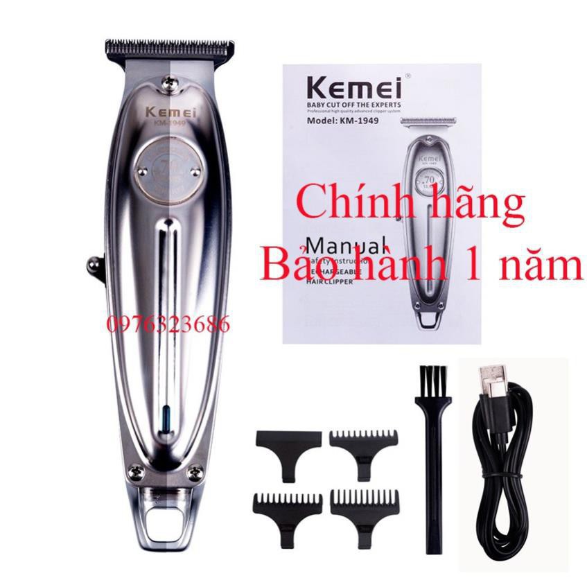 Tông đơ cạo viền Kemei Km- 1949 sắc bén bền bỉ dành cho salon và thợ tóc