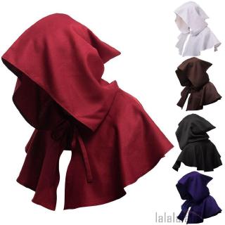Áo choàng trùm đầu màu trơn hóa trang Halloween cho người lớn
