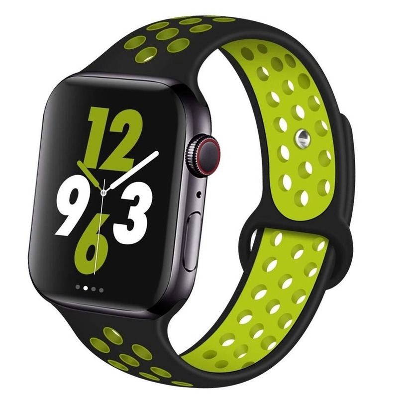 Dây Đeo Silicone Nhiều Màu Cho Đồng Hồ Apple Watch Se 6 5 4 3 2 1 Band 38mm 40mm 42mm 44mm