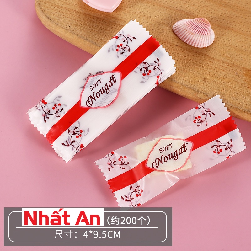 Túi đựng kẹo Nougat (4x9.5cm) - 100 cái (nhóm 1)