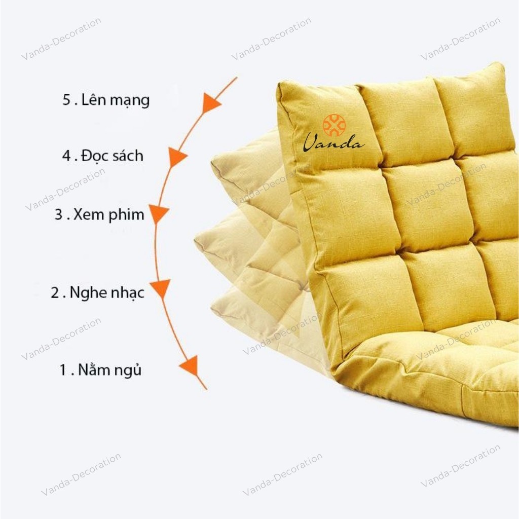 [Mã LIFEBKA5 giảm 10% tối đa 1 Triệu đơn 500k] Ghế tựa lưng cao cấp - Ghế Tatami - Hàng đẹp loại 1 kèm ảnh chụp thật