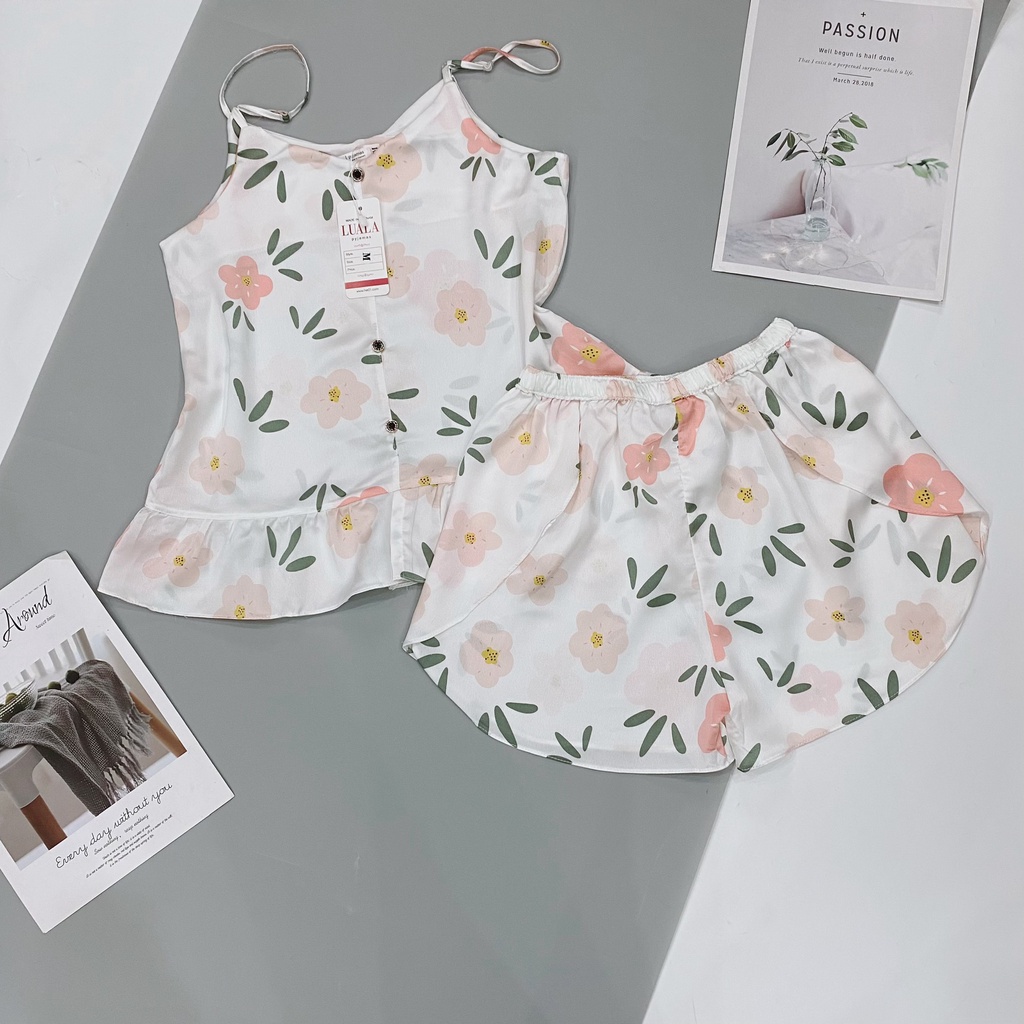 Đồ Ngủ Cao Cấp Bộ Hai Dây Lụa Tằm Thái Đồ Bộ Pijama BP01 - Boody | BigBuy360 - bigbuy360.vn