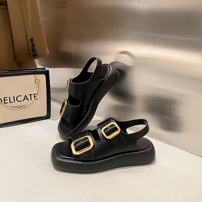 Xăng đan IELGY đế mềm khóa cài phong cách Latin thời trang cho nữ