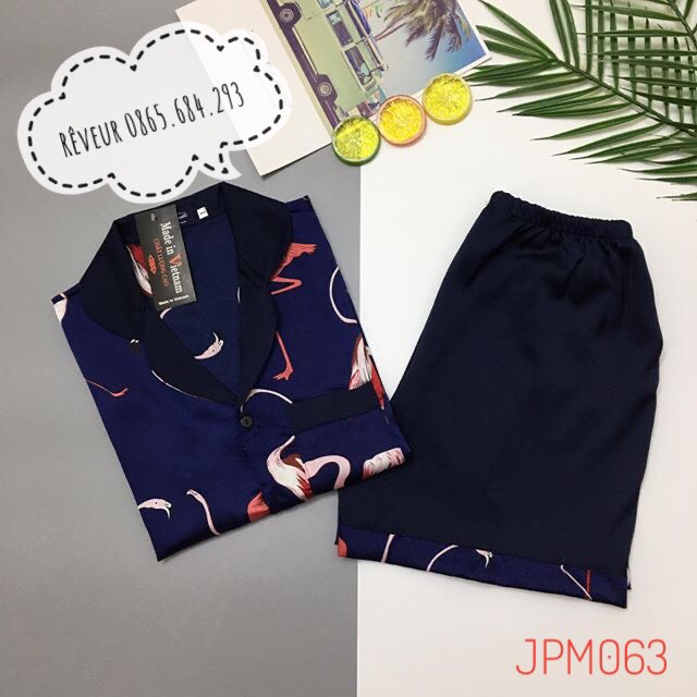 Pyjama lụa gấm