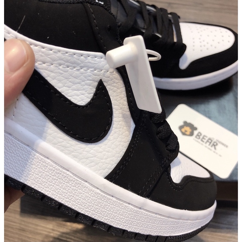 [Bear.sneaker] Giày Thể Thao JD1 Low Black And White Panda bản SC.
