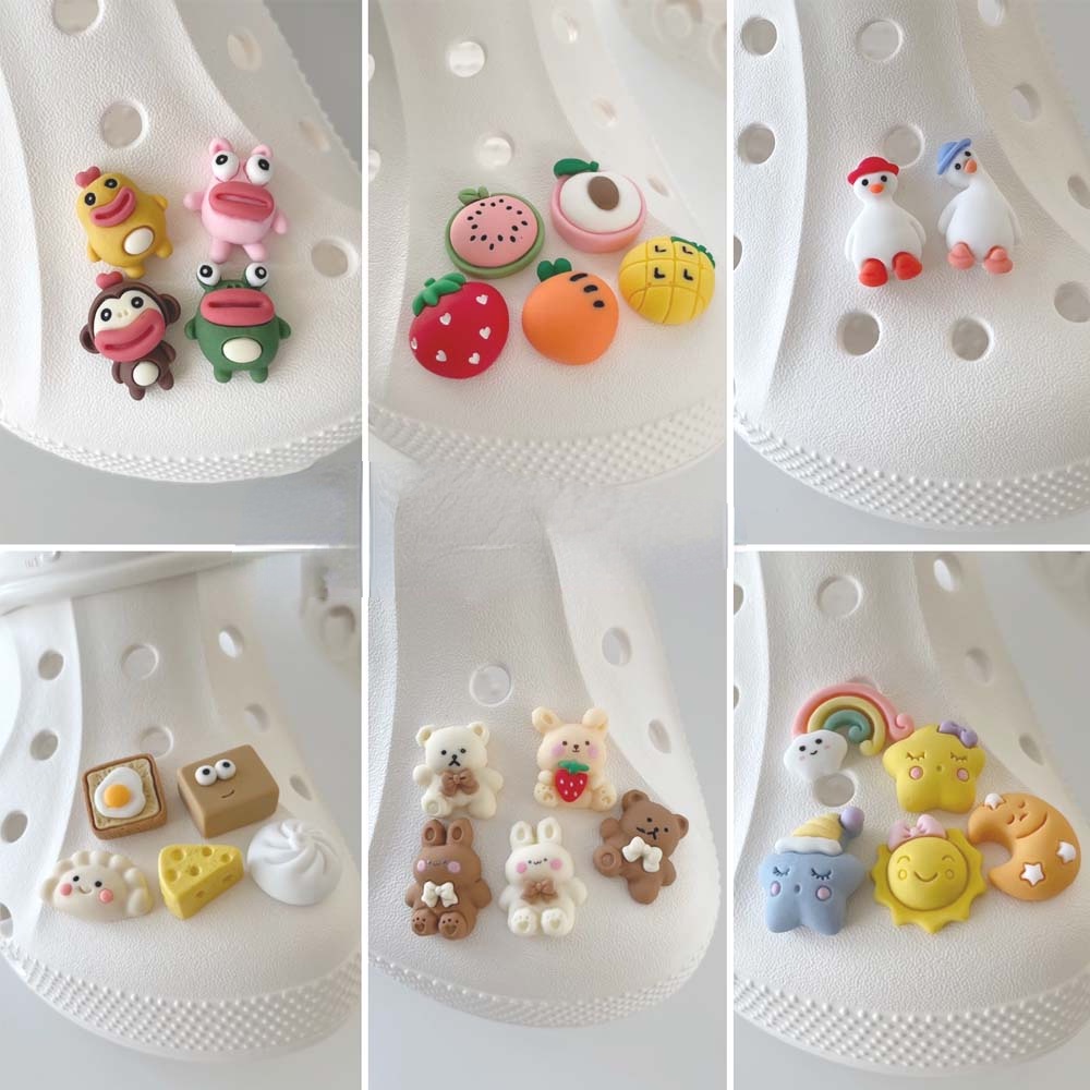 Thanh Kem (Quán Bar Xanh Dương / Mochi Bar / Mickey Bar / Sarr) Phụ Kiện Trang Trí Giày Crocs Jibbitz Diy