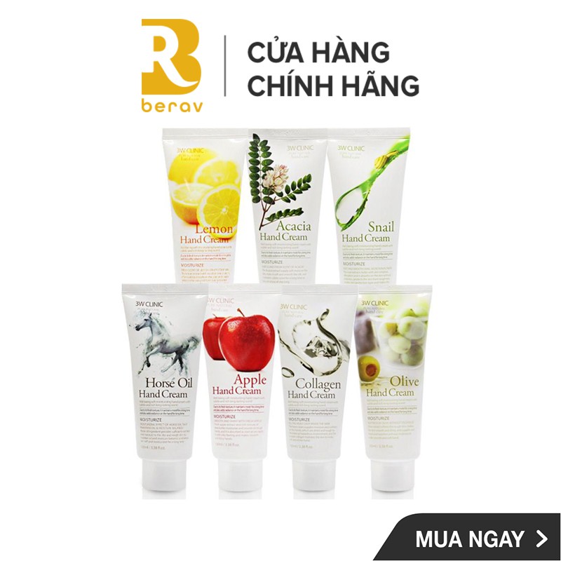 Kem Dưỡng Ẩm cho Da Tay 3W Clinic 100ml | BigBuy360 - bigbuy360.vn