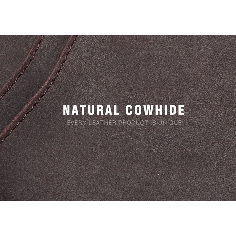 Ví Da PU Gập Đôi Phong Cách Vintage Thời Trang Cho Nam Giá Đỡ