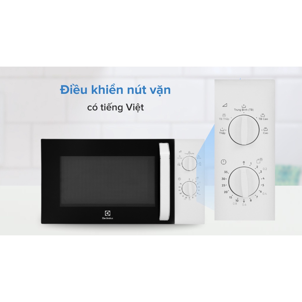 Lò vi sóng Electrolux EMM23K18GW 23 lít - Smart House