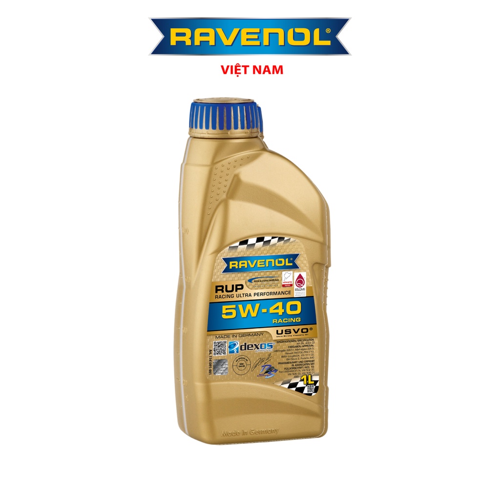 Nhớt ô tô đua tổng hợp RAVENOL RUP Racing Ultra Performance SAE 5W-40