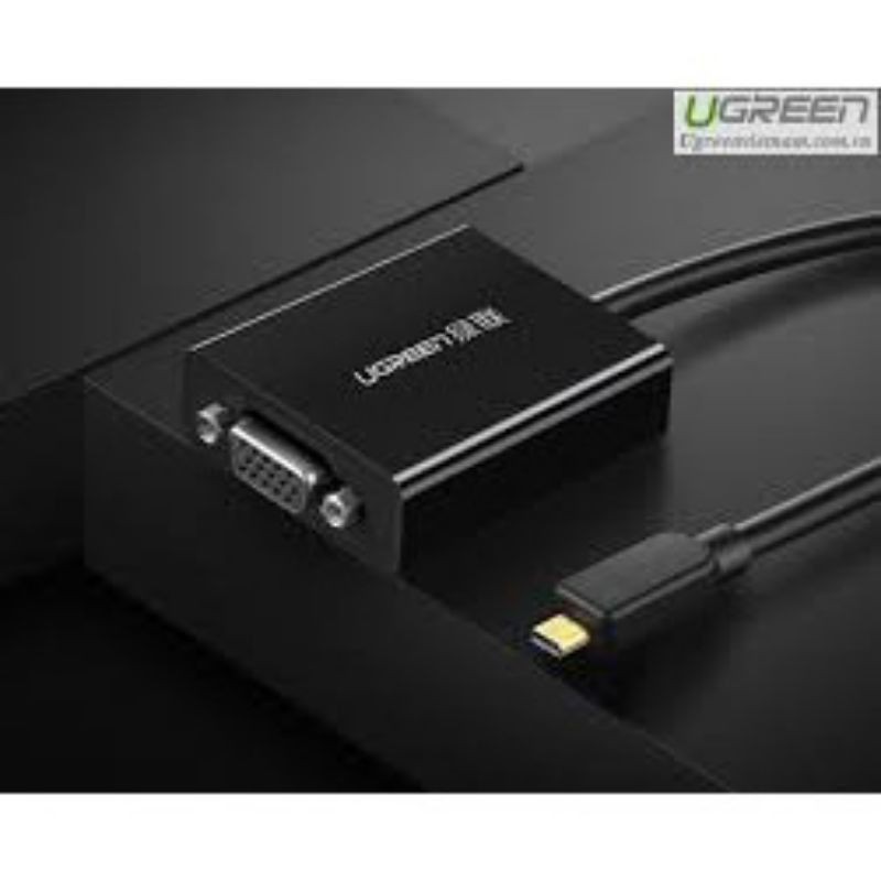 Cáp chuyển đổi Micro HDMI to VGA Cao cấp Ugreen 40268 - Hàng Chính Hãng