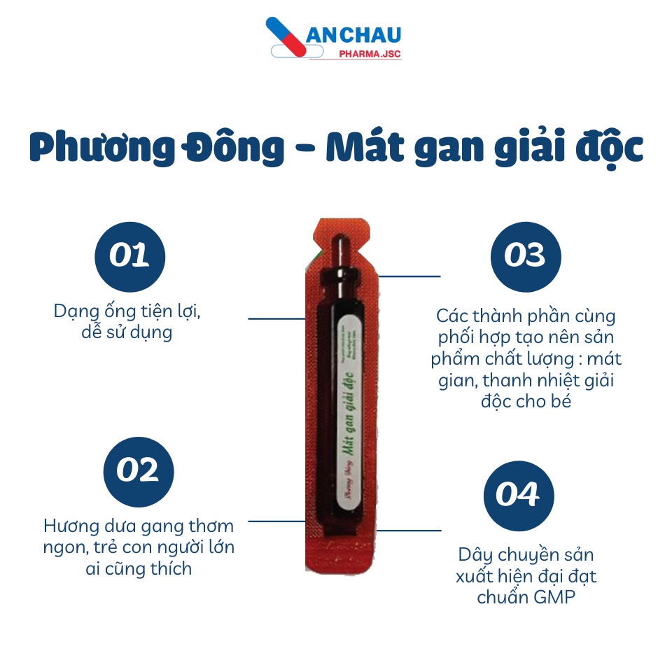 Phương Đông Mát Gan Giải Độc dạng ống hương dưa leo thơm ngon