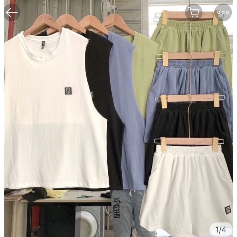 [HOT] Set bộ tanktop cá tính cho các nàng [FREESIZE]❤️❤️💋