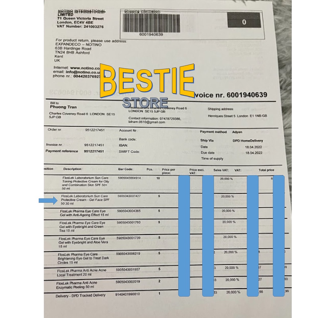 Kem chống nắng bảo vệ da, ngừa mụn Floslek Anti-Spot Cream-Gel SPF 50