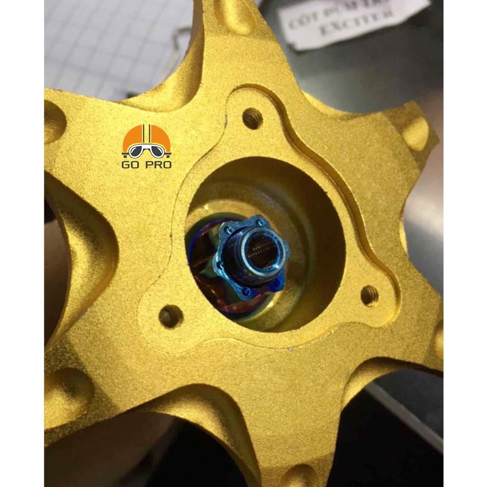 [CHÍNH HÃNG] Chụp Cốt Đùm Trước Sao Biển Nhôm CNC - 01 Cặp