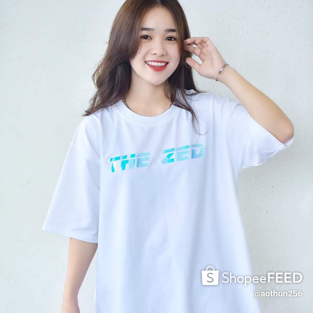 FREESHIP EXTRA Áo Phông unisex HoLoGram đổi màu Dáng Rộng tay lỡ The Zed - áo thun 360 tay lỡ unisex