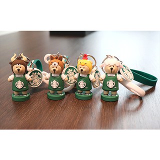 Móc khóa gấu Starbuck