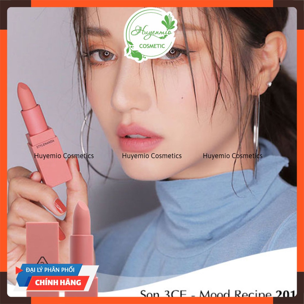 Son 3CE Mood Recipe - Son thỏi 3CE lì mịn ( Hàng chính hãng) | BigBuy360 - bigbuy360.vn