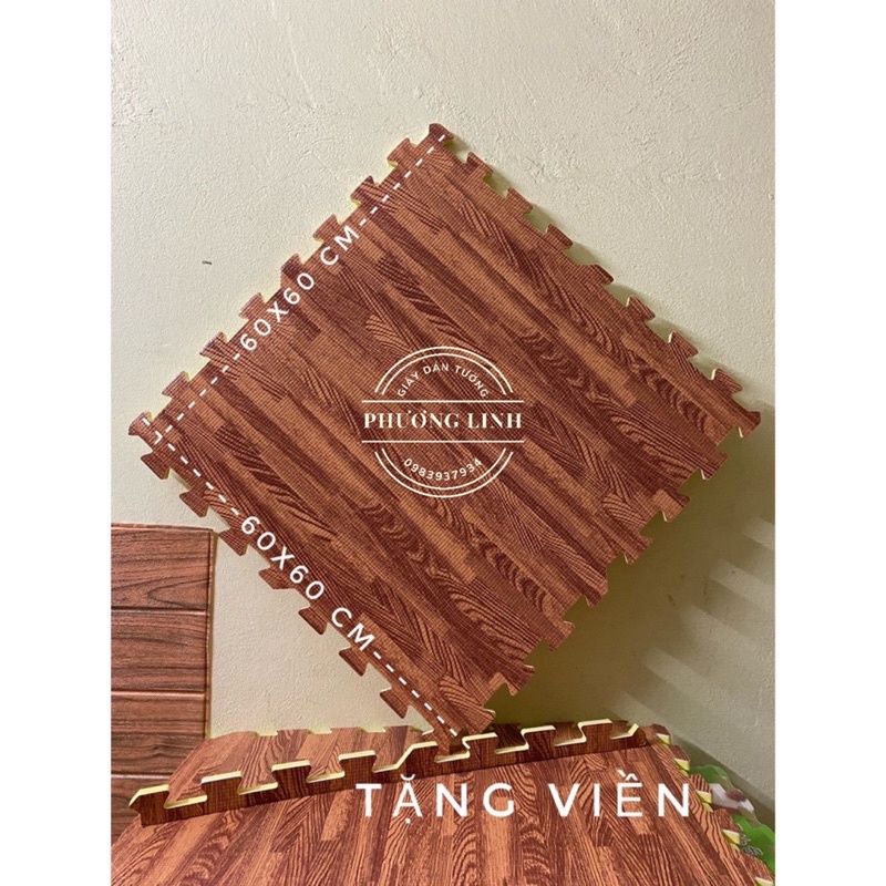 THẢM XỐP VÂN GỖ 60x60 (4 tấm/ bịch)