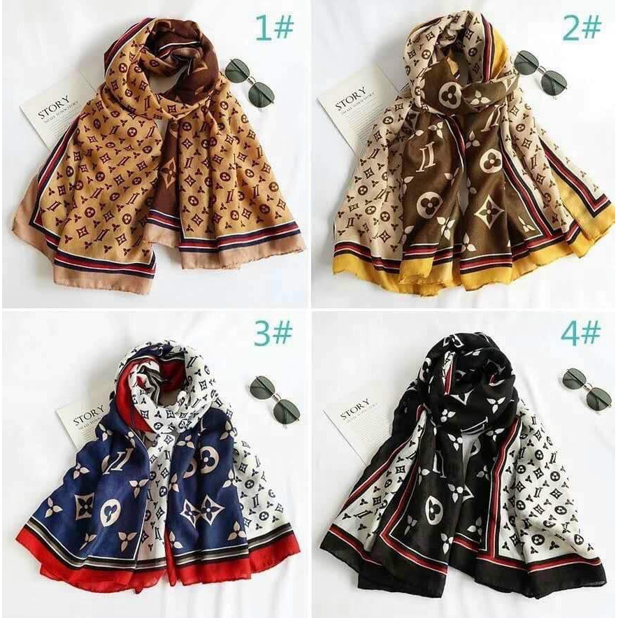 khăn lụa choàng cao cấp hàn quốc KHĂN LỤA VUÔNG CHOÀNG CỔ CAO CẤP NHIỀU HỌA TIẾT