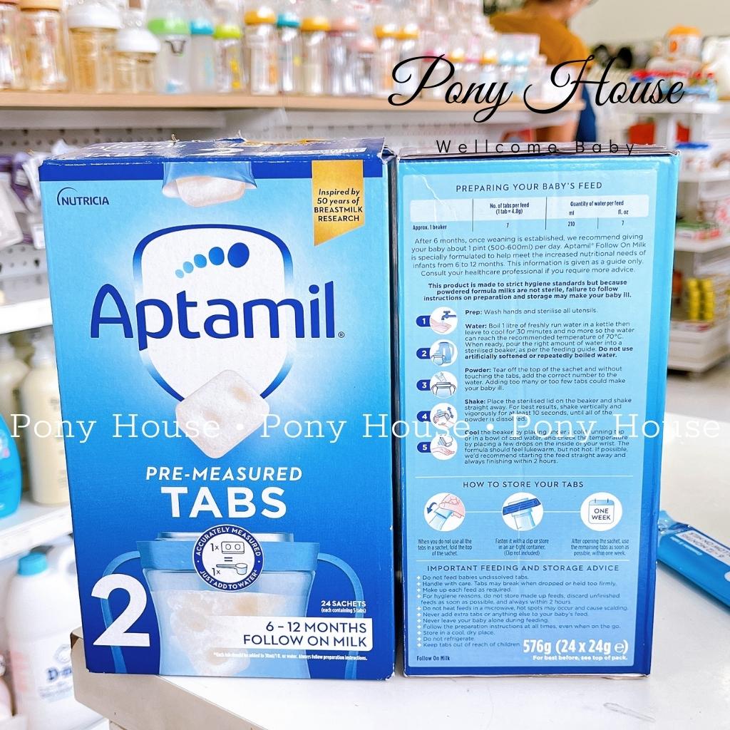 Sữa Aptamil UK Số 2 Dạng Thanh 24G Cho Bé 6-12 Tháng (Tách Lẻ 1 Thanh)