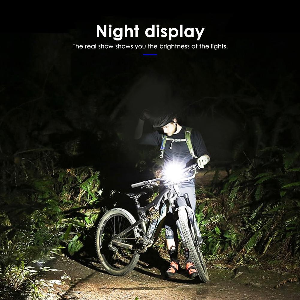 Đèn LED gắn xe đạp 3 trong 1 có cổng sạc USB tiện dụng