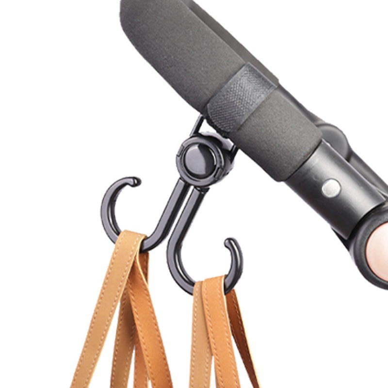 Bộ 2 Móc Treo Đồ Tiết Kiệm Không Gian Cho Xe Đẩy Em Bé