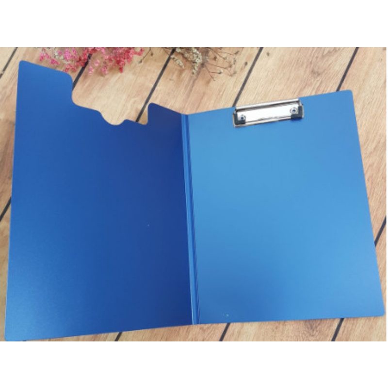 BÌA TRÌNH KÍ KÉP A4 NHỰA MÀU XIFU- BÌA KẸP TÀI LIỆU VÂN NGANG XPF8008 - CLIPBOARD FILE A4