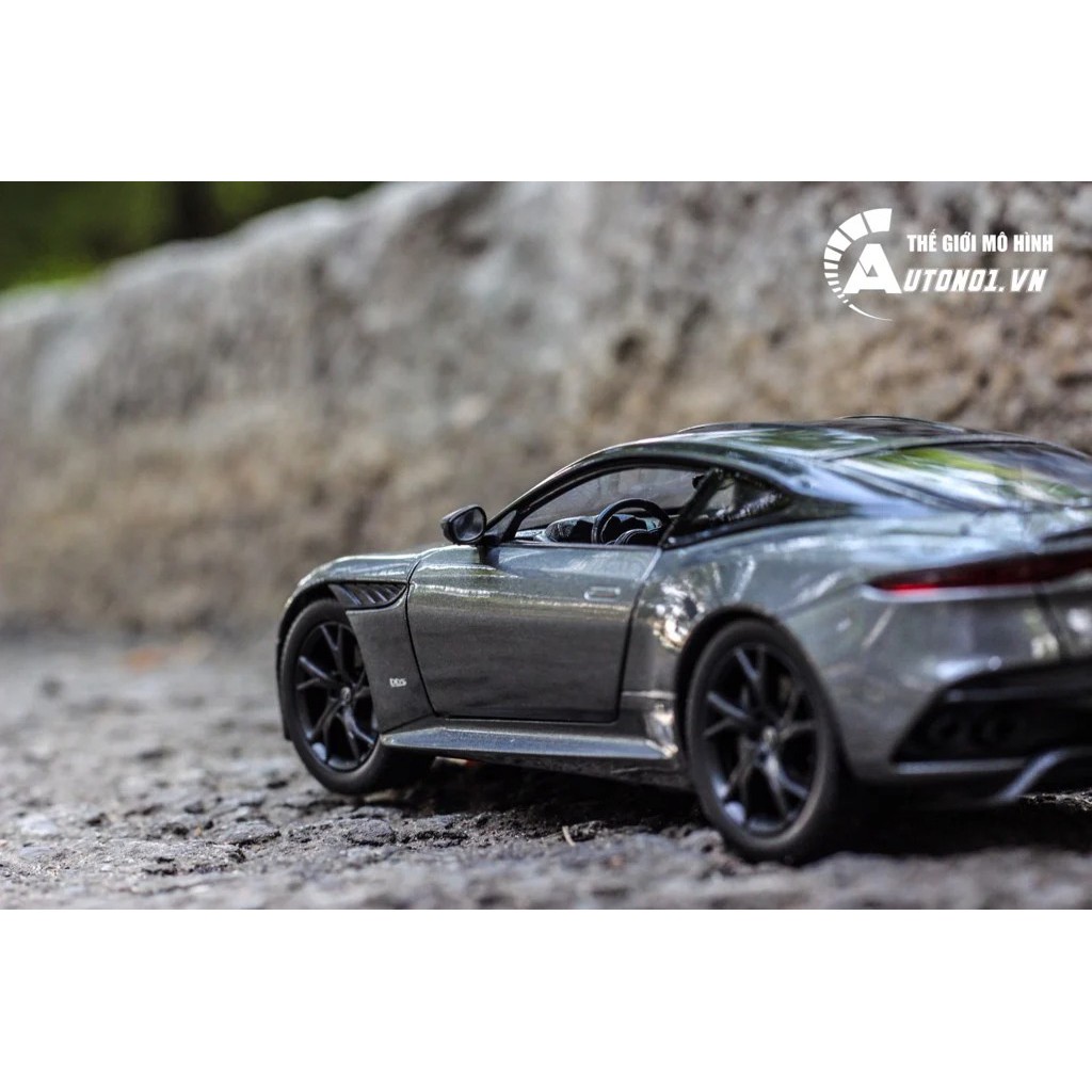 MÔ HÌNH XE ASTON MARTIN DBS SUPERLEGGERA GREY 1:24 WELLY 6890