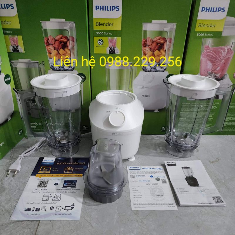 Máy xay sinh tố Philips HR2041/10 HR2041/50- Hàng nhập khẩu