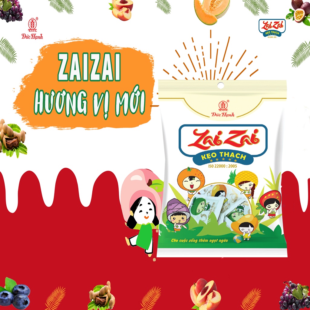500g KẸO THẠCH ZAI ZAI GIÒN SIÊU NGON TẠI ĐỒ ĂN VẶT IMINT FOOD