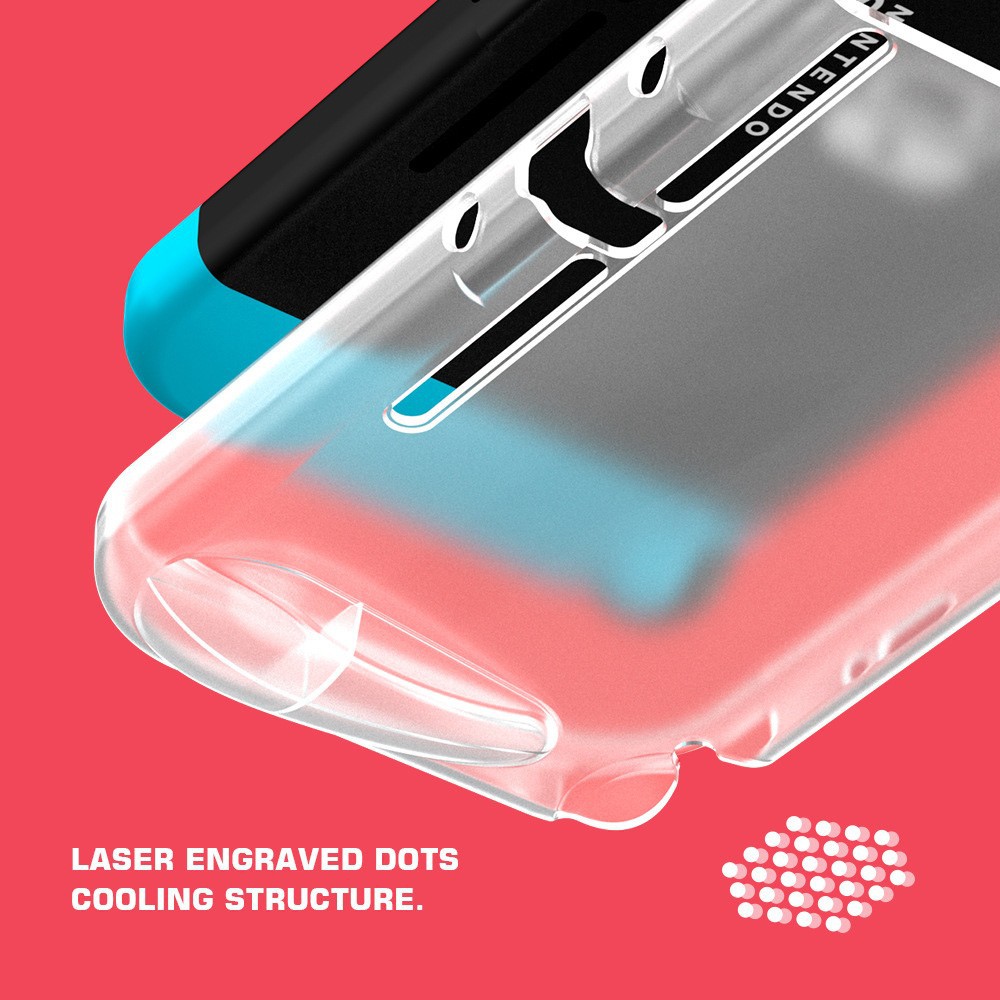 [Game]Clear Case Transparent TPU Protective Cover for Nintendo Switch