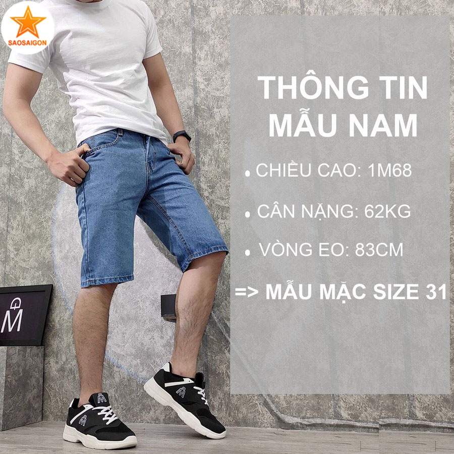 [Mã BMLTA50 giảm 50K đơn 150K] Quần short nam jean đẹp siêu rẻ siêu bền SL391 STARLORD