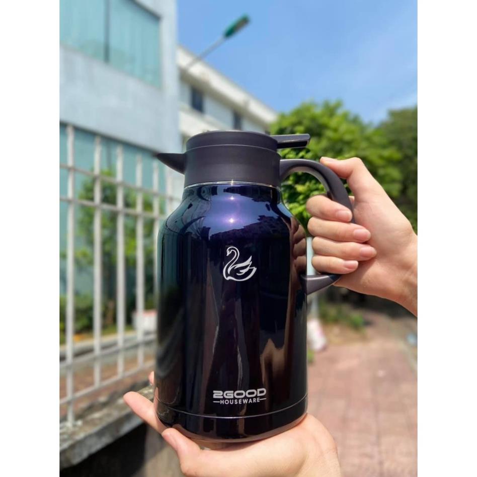 Phích Pha Trà, Bình Giữ Nhiệt, Bình Ủ 2GOOD FLASK B16 (1.8L) Giữ Nhiệt Nóng Lạnh Suốt 24h