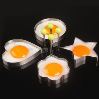 Trứng Inox Mẫu Khuôn Trứng Trứng Trứng Cho Dụng Cụ Chiên Thiết Bị Trứng / Bánh Chảo Hình Vòng Thiết Bị Nhà Bếp