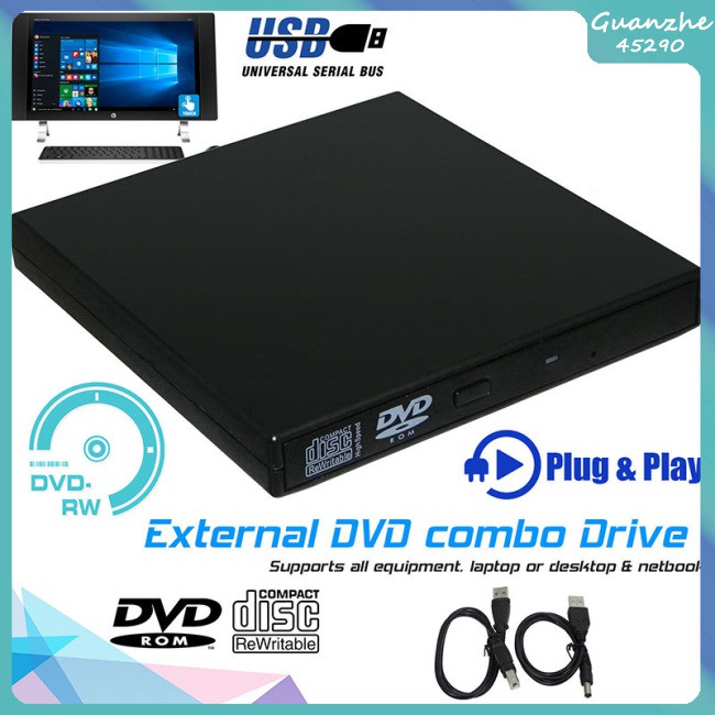 Đầu Đọc Đĩa Dvd Kết Nối Usb 2.0